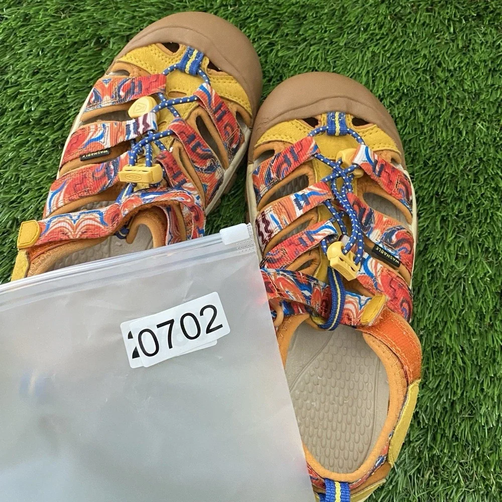 Keen Newport X Outdoor Afro Closed Toe Sandal Waterproof Shoe Hiking Kids Size 4